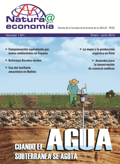 Vol. 1 Núm. 1 (2013): Enero a Junio | Natura@economía